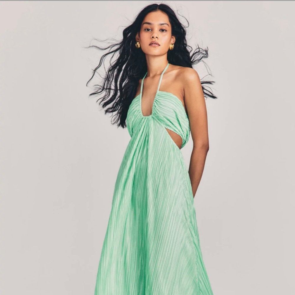 LoveShackFancy Julissa Halter Maxi-Dress